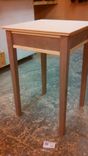 Reclaimed Mahogany And Bamboo End Table 5 small