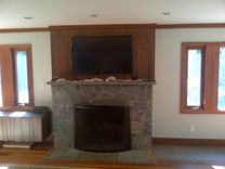 Walnut Mantel 1 small