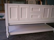 Solid Wood Painted Double-Sink Vanity 3 small