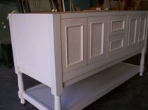 Solid Wood Painted Double-Sink Vanity 2 small