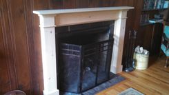 Knotty Pine Fireplace Mantel And Surround 1 small
