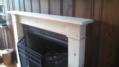 Knotty Pine Fireplace Mantel And Surround 3 small