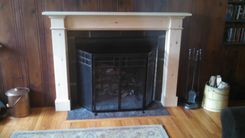 Knotty Pine Fireplace Mantel And Surround 6 small