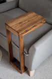 Custom Rustic Modern C-Tables, Cantilever Couch Tables Tv Laptop Stands 3 small