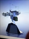 Gatling Gun Lawn Art (Non Firing) 2 small