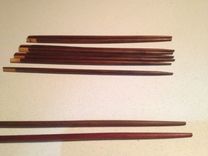 Exotic Hardwood Chopsticks 3 small