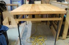 Reclaimed Douglas Fir Industrial Desk 5 small