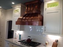 Custom Copper Standing Seam Range Hood 2 small