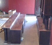 Distressed Copper Riveted Panels And Copper Bar Top 6 small