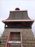 Custom Chimney Cap Using Customer's Repurposed Copper 4 small