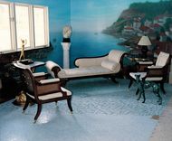 Hand-Brush-Painted – Moderate Detail- Custom Home Murals 6 small