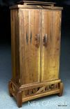 Black Walnut Wardrobe Or Armoire W. Large Dovetailed Drawer 1 small