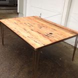 Salvaged Oak Work Station 1 small