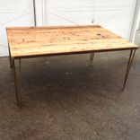Salvaged Oak Work Station 4 small