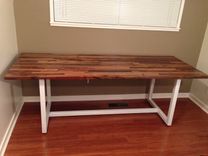 Salvaged Mahogany Dining Table 1 small