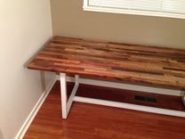 Salvaged Mahogany Dining Table 2 small