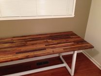 Salvaged Mahogany Dining Table 3 small
