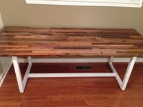Salvaged Mahogany Dining Table 5 small
