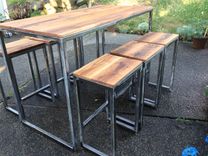 Indoor/Outdoor Pub Table And Stools 6 small