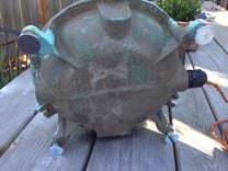 Salvaged Nautical Ship Light 5 small