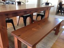 Farmhouse Table And Bench 2 small