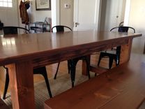 Farmhouse Table And Bench 4 small