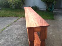 African Mahogany Buffet Table 2 small