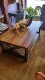 Rustic X Brace Living Room Set 3 small