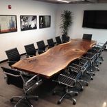 Custom Live Edge Black Walnut Conference Table 2 small