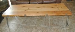 Custom Reclaimed Red Oak Coffee Table 1 small
