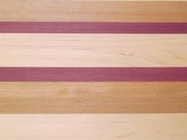 Cherry, Maple And Purple Heart Cutting Board 4 small