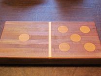 Walnut And Maple Domino Cutting Board 2 small
