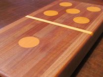 Walnut And Maple Domino Cutting Board 3 small