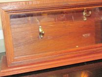 Mahogany Pistol Box 2 small