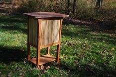 Bone And Salvaged Wood End Table 3 small