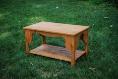 Red Oak Coffee Table 1 small