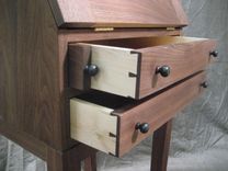 Black Walnut Secretary Desk 4 small