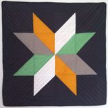 Handcrafted Hand Quilted Star Quilt 1 small