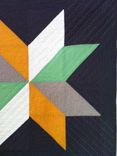 Handcrafted Hand Quilted Star Quilt 3 small