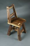 Modified Craftsman Inspired Walnut Kitchen Chairs 4 small