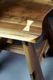 Modified Craftsman Inspired Walnut Kitchen Chairs 2 small
