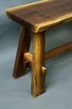 Modified Craftsman Walnut Bench With Live Edge 2 small