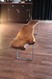 Live Edge, Reclaimed Mahagony And Steel Bench 1 small
