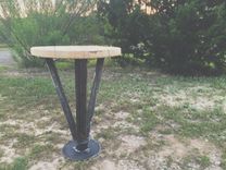 Reclaimed Circular Side Table 2 small