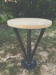 Reclaimed Circular Side Table 3 small