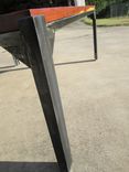 Cedar & Steel Dining Table (Seats 8) 2 small