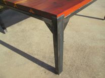 Cedar & Steel Dining Table (Seats 8) 3 small