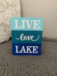 Live Love Lake Wood Sign 2 small