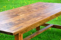 Rustic Farmhouse Dining Room Table 2 small