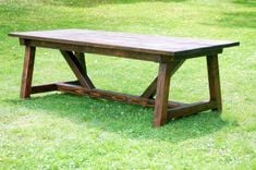 Rustic 4 X 4 Truss Beam Dining Room Table & Bench Set 3 small